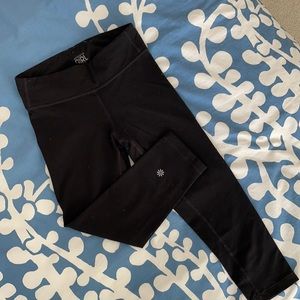 ATHLETA Girl Black Cropped Leggings